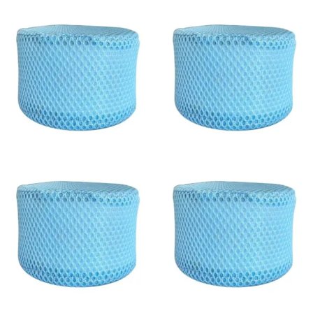 4-pak beskyttelsesnet kompatible med Mspa Spa-filter, hul i begge ender