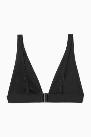 COS Femme Haut De Bikini En Néoprène in Noir