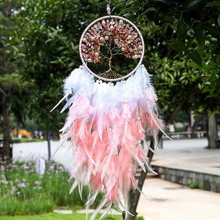 1 stk Livets tre mønster drømmefanger, drømmefanger, stor hånd