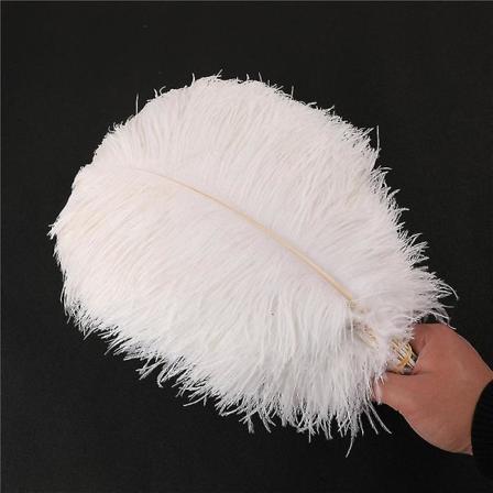 1~50pack 30-35cm Stora strutsfjädrar plym hantverk bröllop fest dekorationer White 10pcs