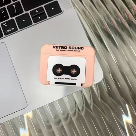 Vintage Mini Spilledåseopptaker – Morsom Lydopptak Nøkkelring, Retro Lyd Samleobjekt