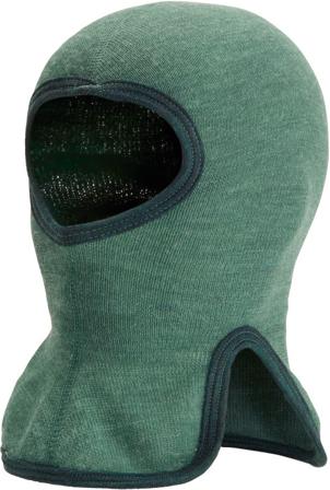 Woolpower - Kids Balaclava 200 lasten kypärämyssy - Vihreä