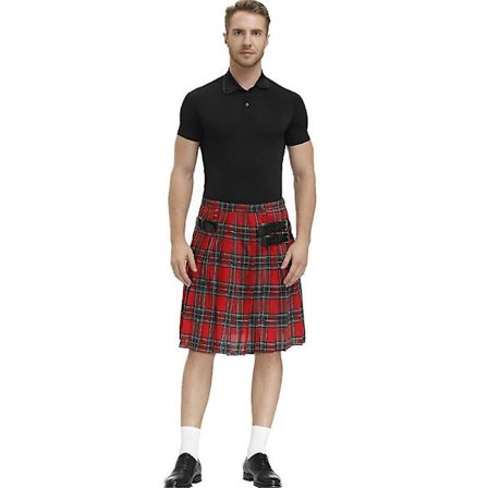 Irlantilainen ruudullinen vihreä kiltti - Skotlantilainen Pyhän Patrickin vihreä plisseerattu puku Tartan-hame Kiltit Vaatteet miehille ja naisille