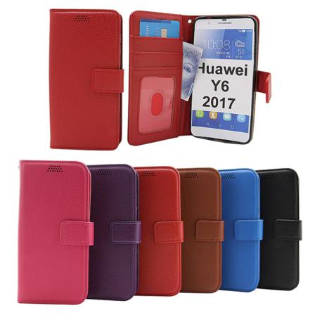 New Standcase Wallet Huawei Y6 2017 (mya-l41) Lila