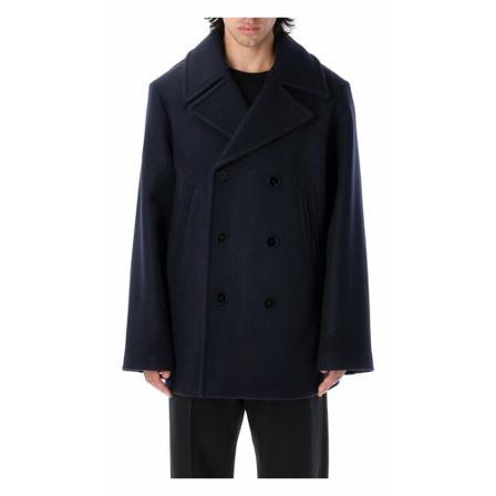 Jil Sander Outerwear J47Am0003J40010 Blå, Herre Uldfrakker
