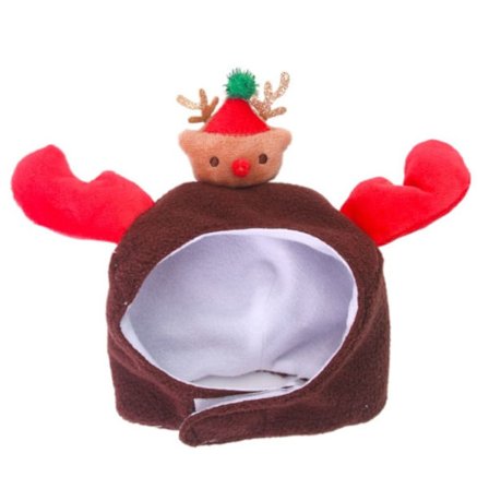 Koiran jouluhattu Joulupukin cap STYLE 5 STYLE 5