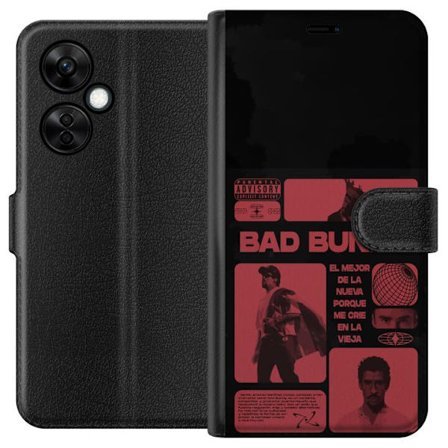 Kompatibelt Lommeboketui til OnePlus Nord CE3 Bad Bunny NFL-inspirert skjoldlogo med amerikansk fotball og stjerner