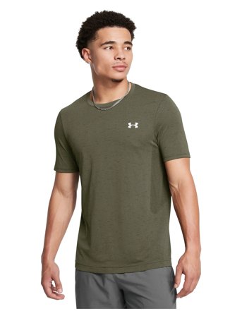 Under Armour Vanish Seamless Ss - Khaki green - XL