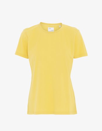 Women Light Organic Tee - Lemon Yellow - L