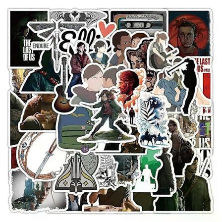 50X The Last of Us Part PS5 Ellie Klistremerker Telefon Laptop Scrapbook Graffiti Bil