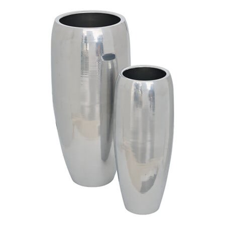 Plantepotter The Palm Resort x2 sølvmetal