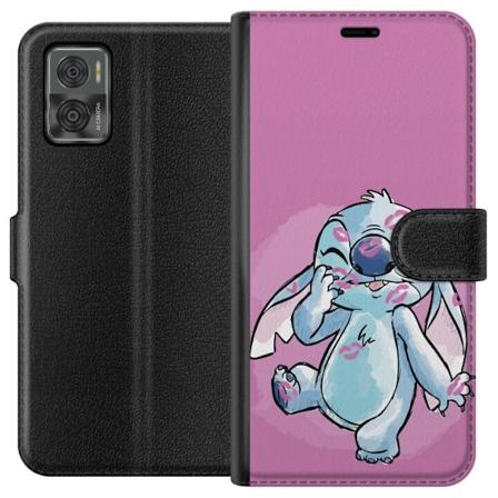 Motorola Moto E22i Lommeboketui Stitch Puss