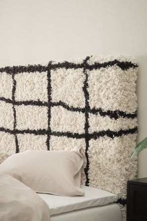 Jotex - Sengegavl 160 Cm Svart/hvit - WINK - Kjøp Sengegavler hos Jotex