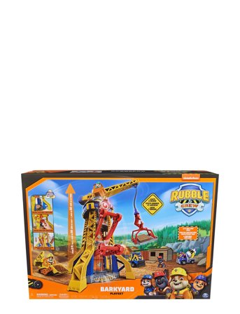 Paw Patrol Rubble & Crew Bark Yard Crane Tower Playset - Multi/patterned - ONE SIZE