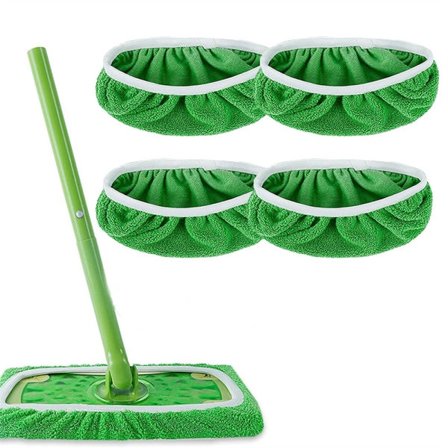 Swiffer Sweeper Mop-erstatningsputer, Kluter til Swiffer Gulvmopp, Gjenbrukbar Trekk