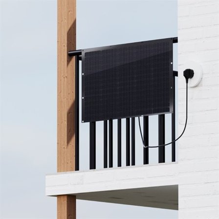 Solpaneler til altanen 400W med nem installation