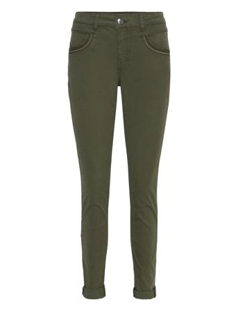 Mmnaomi Treasure Pant Bottoms Jeans Tapered Jeans Khaki Green MOS MOSH
