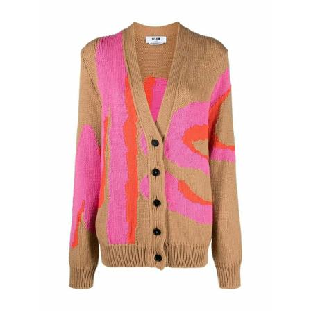 Msgm Vests , Bruin , Dames , Maat: M Vesten