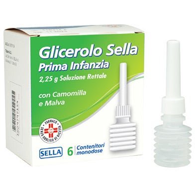 Glicerolo Sella Prima Infanzia 6 Contenitori Monodose 2,25g