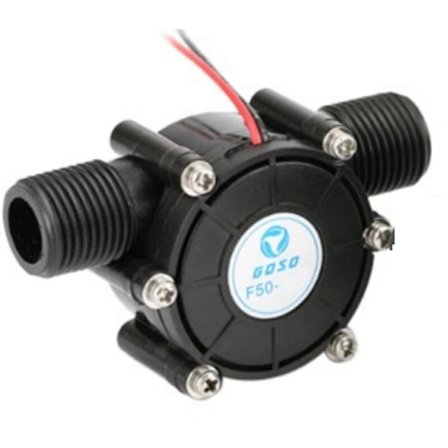 -12V 10W DC Hydroelektrisk Generator Vannstrøm Generator Hydroelektrisk Turbingenerator DIY Hydraulisk Strøm