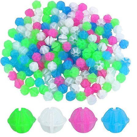 Cykelhjul Ekrar Plast Ljuspärla Klämma Flerfärgad Barncykel Ekrar Pärlor För