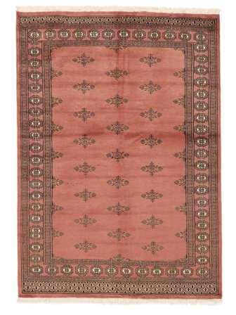 Handgeknüpft Pakistan Buchara 2Ply 141X199 Wollteppich Rot/Braun Klein