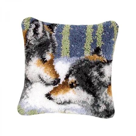 Gör-det-själv Spärrkrok Kit Cover Hantverk för broderi mattremsa
