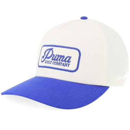 Puma - Vit adjustable Keps - Jupiter Whiet/Blue A-Frame Adjustable @ Hatstore