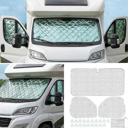 Indvendig termisk solskærm til Fiat Ducato Citroen Relay Van Vinduer