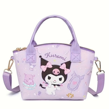Underbar Sanrio Cinnamoroll Hello Kitty Tote Handväska Snygg mångsidig med bedårande Kuromi Mymelody-tryck Perfekt axelväska