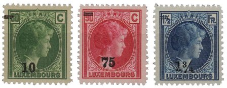 Luxembourg 1929 - MICHEL 218/220 - Postfrisk