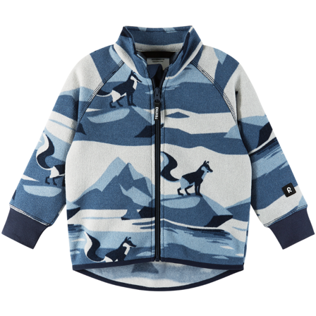 Reima Fleece Sweater Ornament Kids Navy