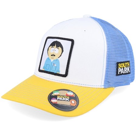 South Park - White trucker Caps - Randy Marsh White Yellow/Blue Trucker @ Hatstore