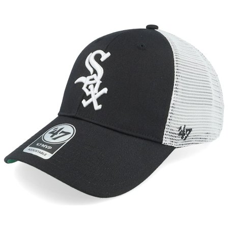 47 Brand - MLB Svart trucker Caps - Chicago White Sox Branson Black Trucker @ Hatstore