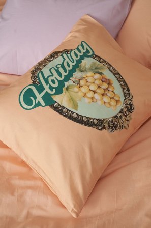 &Home - Örngott Panelprint - Rosa - Örngott - 50X60 - Från Homeroom