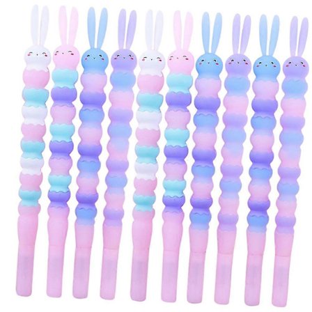 Rabbit Pens Stationery Home Use Mixed Colors 18.2x1x1cm 10-pack