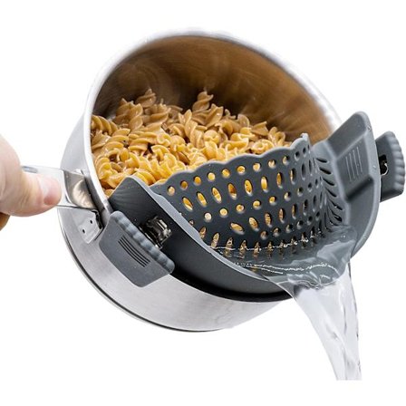 Silikoninen keittiösiivilä ripustettava seula jauho hienolla silmällä Han