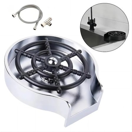 Automatisk glasdiskare Köksdiskare Högtrycksmuggdiskare Diskho för koppar, flaskor, muggar