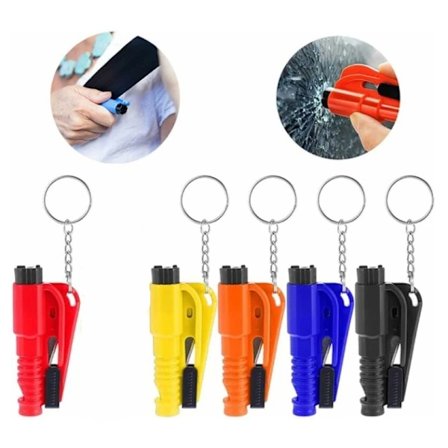 5-pakka 3-in-1 Ikkunavasara Avaimenperä Monitoimityökalu Hengenpelastava Hätätilanne{FY}