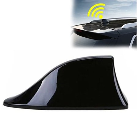 Universaali hainevä-automallin antenni - FM-radioantenni vedenpitävällä liimapohjalla (musta)