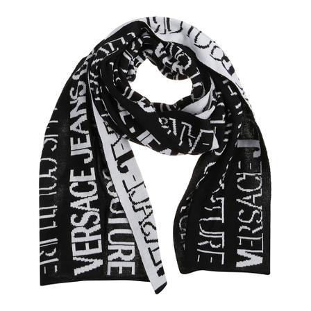Versace Jeans Couture - Halsdukar - Svart - Herr - Storlek: One Size, Herr, Storlek: ONE SIZE