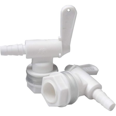 Set med 2 plasttappkranar för tappning av flaskor, ersättning för tappkran för hink