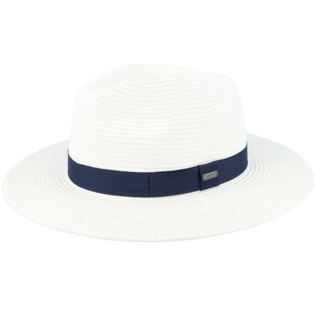 Barts - Vit traditionalbeanie Hatt - Aveloz Hat White Fedora @ Hatstore