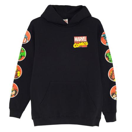 Marvel Avengers Boys Sleeve Patches Pullover Hoodie 2-3 Years B