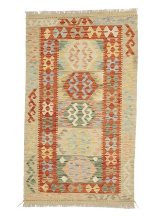 Kelim Moderni Matot Käsinkudottu 87X150 Matto Afganistan