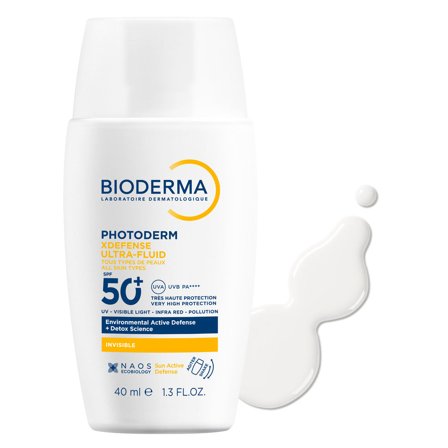 BIODERMA XDefense Ultra-Fluid Invisible SPF50+ 40ml - Solare viso alta prot.