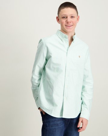 Polo Ralph Lauren Classic Fit Striped Oxford Shirt Bunt Hemden Jungen - Kids Brand Store