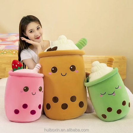 Mub- 30cm 0cm 65cm stuffed kawaii anime doll plush toys bubba milk tea plus super soft plush pillow 4