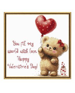 Broderikit Billede Kærlighed - Luca-S