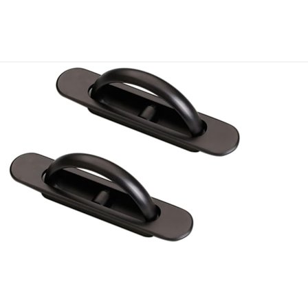 Stykker Tatami Forsænket Dørhåndtag Zinklegering Skjulte Håndtag Praktisk Skjult Forsænket Gulvknop til Skuffe Gulvskab